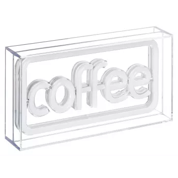 Neona LED zīme ActiveJet AJE-NEON COFFEE, daudzkrāsu, USB 5V, virsmas montāža, AS plastmasas rāmis