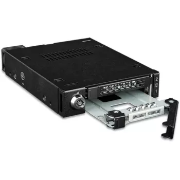 Diskdziņa nodalījuma adaptera rāmis icy dock MB092VK-B diviem 6,3 cm U.2 / U.3 NVMe SSD uz 3,5 collu nodalījumu (melns)