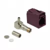 Koaksiālais savienotājs DELOCK 89716 — FAKRA D vīrišķais, 90° leņķī, 13,8×21,5×9,5 mm