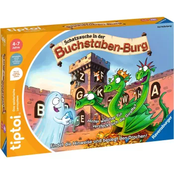 tiptoi Schatzsuche in der Buchstabenburg, galda spēle
