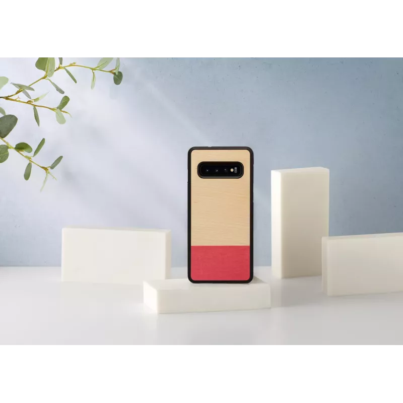 Viedtālruņa maciņš man and wood Galaxy S10 — miss match melns