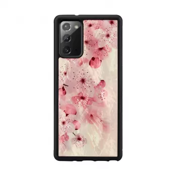Aizsargājošs tālruņa maciņš iKins Samsung Galaxy Note 20 – Lovely Cherry Blossom dizains