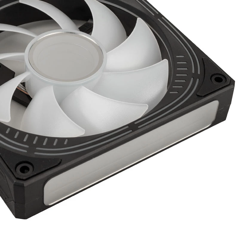 KOLINK Umbra Void Pro 120mm ARGB PWM korpusa ventilators - melns