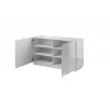Cama Kumode 2D REJA balts glancēts/balts glancēts