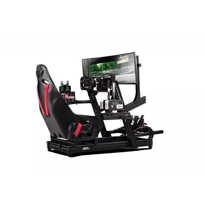 Monitora stiprinājums Next Level Racing NLR-E017 27–43 collu un 49 collu īpaši platajiem ekrāniem, regulējamas rokas, VESA saderīgs