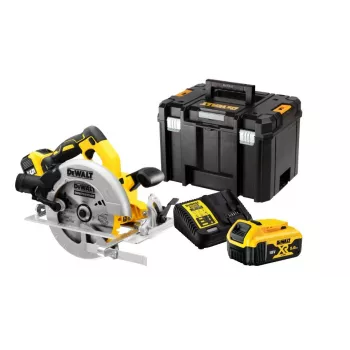 DeWALT DCS570P2-QW pārnēsājams ripzāģis 18,4 cm Sudraba, Dzeltena 5500 apgr./min