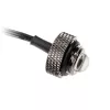 XSPC ARGB LED spraudnis G1/4 5V 3-pin, melns/hromēts