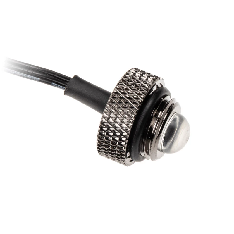 XSPC ARGB LED spraudnis G1/4 5V 3-pin, melns/hromēts