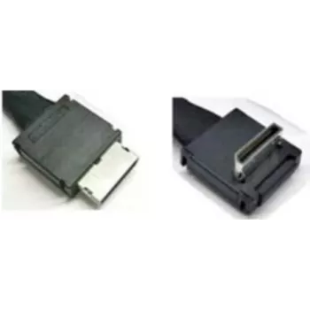 Intel OCuLink kabeļu komplekts AXXCBL700CVCR - iekšējais SAS kabelis - 4i MiniLink SAS (SFF-8611) (M) taisns uz 4i MiniLink SAS (SFF-8611) (M) taisnleņķa - 70 cm (AXXCBL700CVCR)