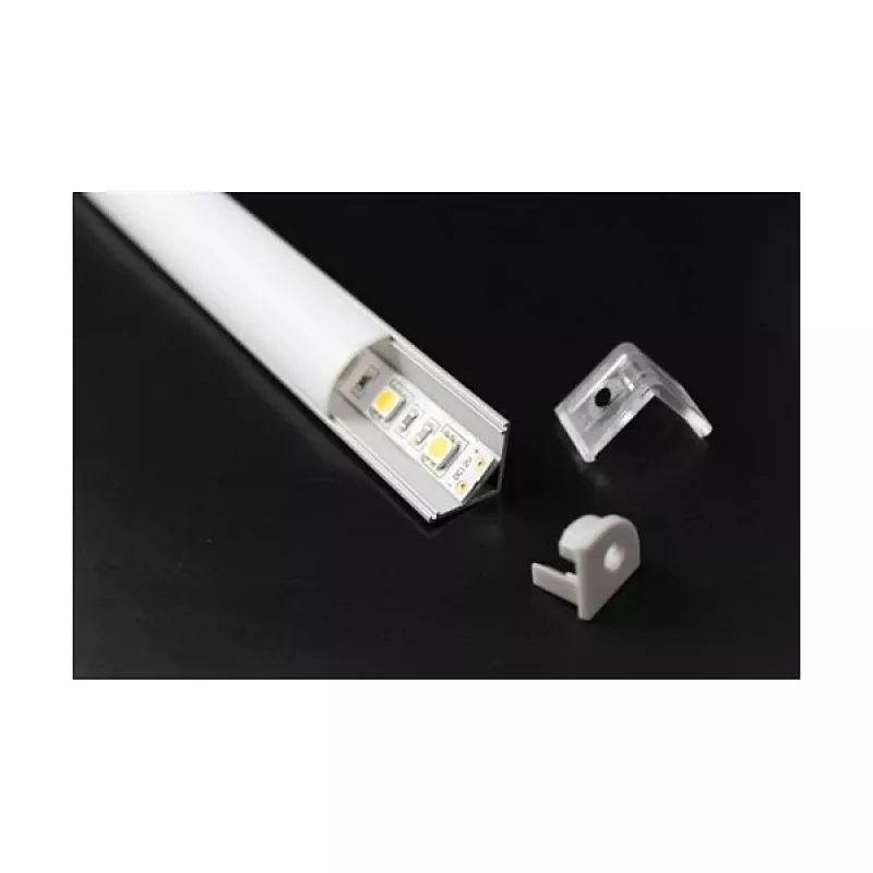 Synergy 21 S21-LED-PR20197 - Modular Profile - Balts - Aluminium - 2 m (S21-LED-PR20197)