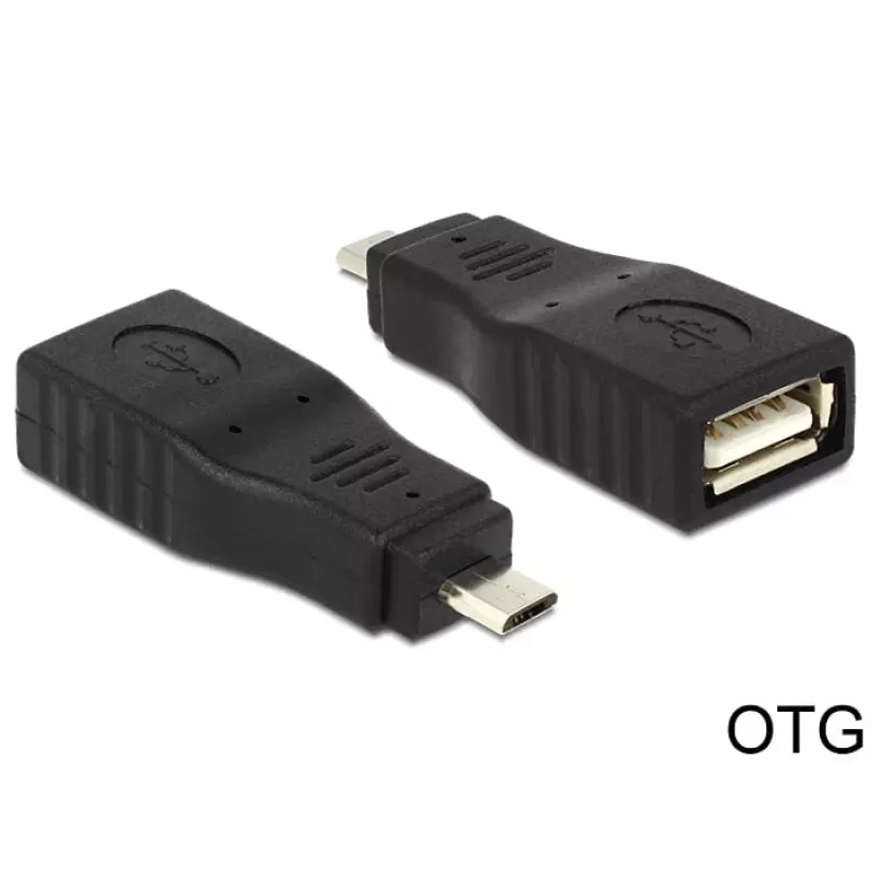 Kabeļa dzimuma mainītājs Micro USB2.0-B USB2.0-A DeLOCK 65549
