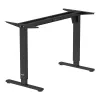 Ergo Office elektriski regulējams galds, maks. augstums 1160 mm, maks. slodze - 80 kg, bez sēd-stāv galda virsmas, melns, ER-400 B