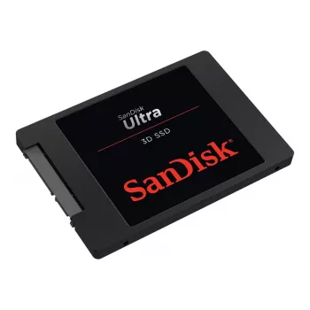 SanDisk Ultra 3D - SSD - 500GB - iekšējais - 2.5 (6,4 cm) - SATA 6Gb/s (SDSSDH3-500G-G26)