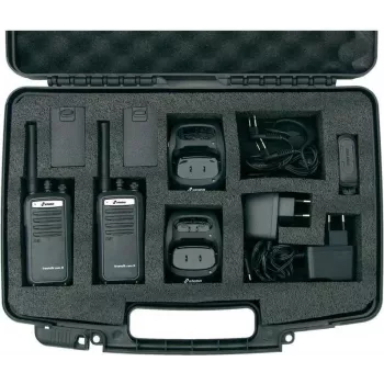 Divvirzienu radio Stabo 20261 16 kanāli 446,00625-446,19375 MHz Melns