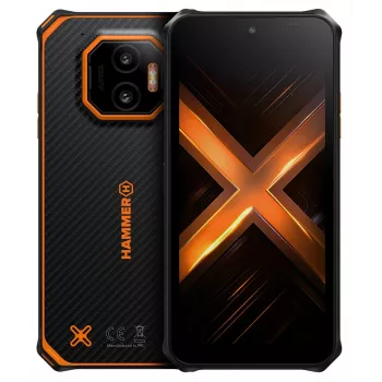 Viedtālrunis HAMMER Energy X2 — Android 15, MediaTek Helio G81, 6.1 collu 1560×720 IPS, 6 GB RAM, 128 GB, Dual SIM, 4G, 50 MP, 5000 mAh, IP68