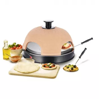 Picu krāsns Emerio PO-115985 4 picas 900 W melna oranža
