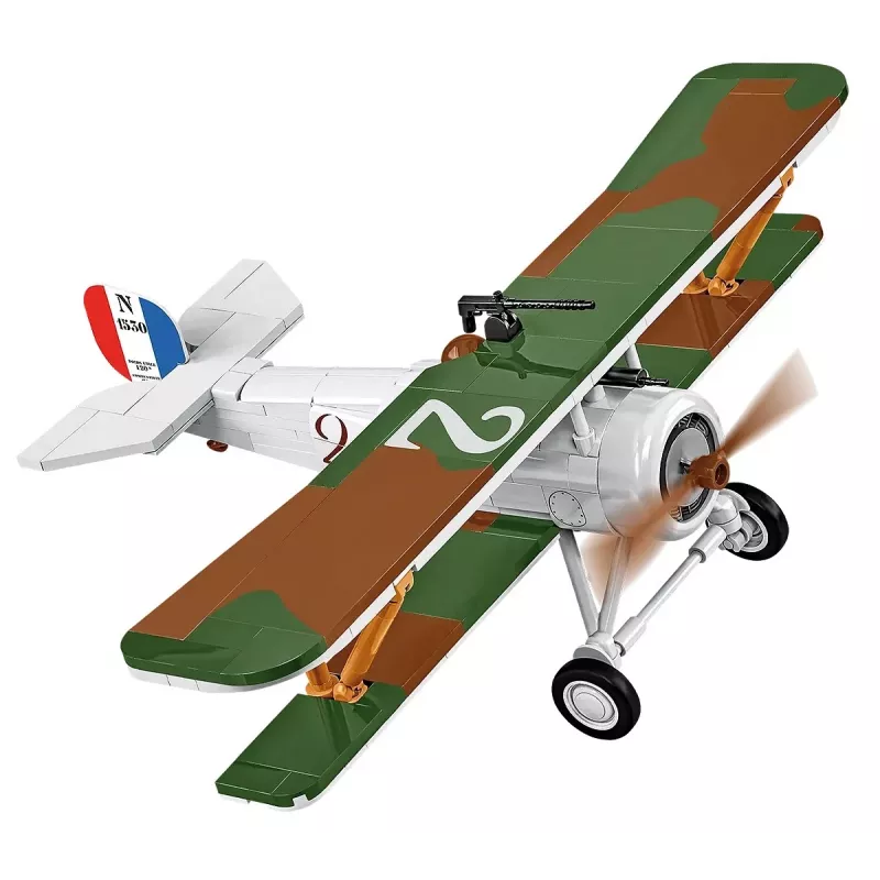Konstruktors Cobi Blocks Nieuport 17 C.1 277 gab. — Modeļa lidmašīnas komplekts, kolekcionējams klucīšu komplekts