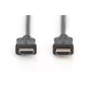 Assmann HDMI ātrgaitas savienojuma kabelis. A tipa vīr./vīr. 5,0 m. ar Ethernet. agrāk HDMI 1.4. UL. melns. zelts (AK-330114-050-S)