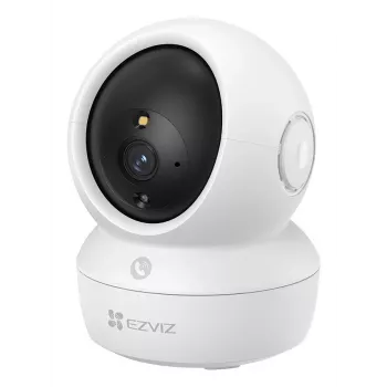 IP drošības kamera EZVIZ H6c Pro 3K iekštelpām — 2880×1620, 4 mm, 340° panoramēšana, 55° sasvēršana, Wi‑Fi un Ethernet, MicroSD līdz 512 GB