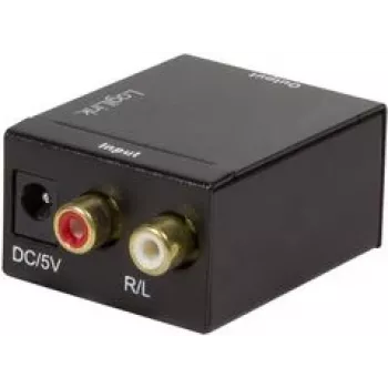 LogiLink CA0102 Toslink / RCA Audio Adapter Melns