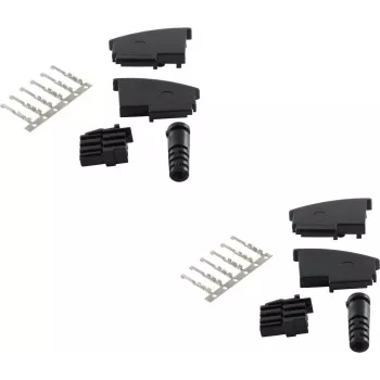 Vada savienotājs TAE F ShiverPeaks BS72000-SET2 melns