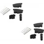 Vada savienotājs TAE F ShiverPeaks BS72000-SET2 melns