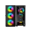 SAVIO datora korpuss Raptor X1 ARGB Glass/Mesh Melns