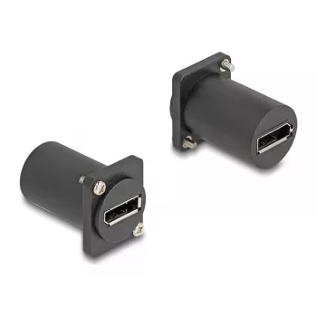 DeLOCK D-Tipa modulis DisplayPort sieviešu-sieviešu 4K melns