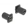 DeLOCK D-Tipa modulis DisplayPort sieviešu-sieviešu 4K melns
