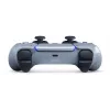 Bezvadu spēļu kontrolieris Sony DualSense priekš PlayStation 5 — iebūvēts litija jonu akumulators, žiroskops, haptiskā vibrācija, skaļrunis, 3,5 mm ligzda, sudraba krāsa