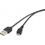 USB kabelis Renkforce Duplex 2.0 Micro-USB Type B 5V 0,5 m