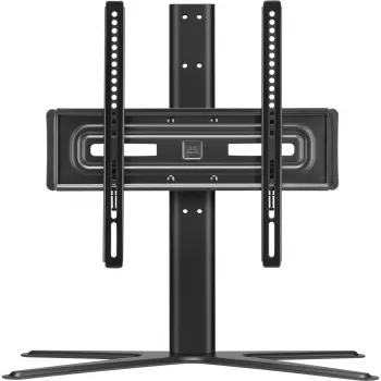 One For All galda statīvs Base TV Holder SOLID – piemērots visiem televizoru tipiem no 32 līdz 65 collām – LCD/LED/Plazmas/OLED/QLED televizori – pagriežams (90°) noliecams (15°) – regulējams augstums – VESA 60