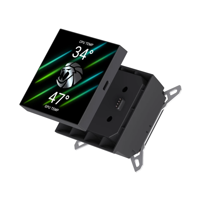 Gamemax CPU šķidruma dzesētājs | GLACIER 240 LCD BK | Intel, AMD