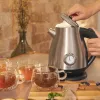 Cecotec Thermosense 620 Retro Steel Elektriskā tējkanna 1,7 L 2200 W Nerūsējošais tērauds