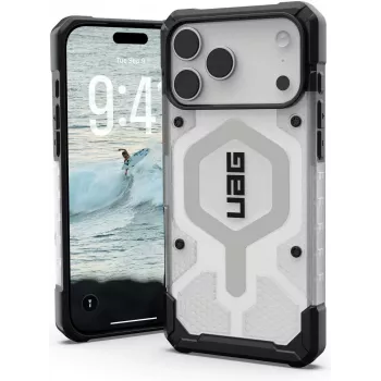 UAG Urban Armor Gear Pathfinder MagSafe Case | Apple iPhone 17 Pro | ledus (caurspīdīgs)/Sudraba | 114551114333 (114551114333)
