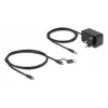 DeLOCK 64326 interfeisa centrmezgls USB 3.2 Gen 2 (3.1 Gen 2) Type-C 10000 Mbit/s Melns