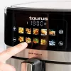 Gaisa fritieris Taurus Air Fry 7S 1600W 6.5L, nerūsējošais tērauds, 8 programmas, 80–200°C, skārienvadība