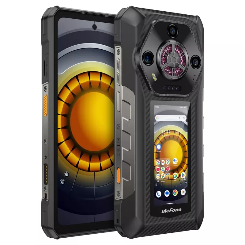Viedtālrunis UleFone Armor 30 Pro 5G, 6,58 collu displejs, 16 GB RAM, 512 GB atmiņa, melns