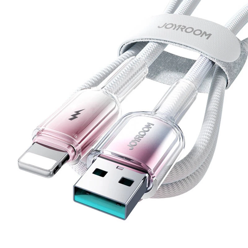 USB-A uz Lightning kabelis Joyroom S-A42 3A 1.2m balts