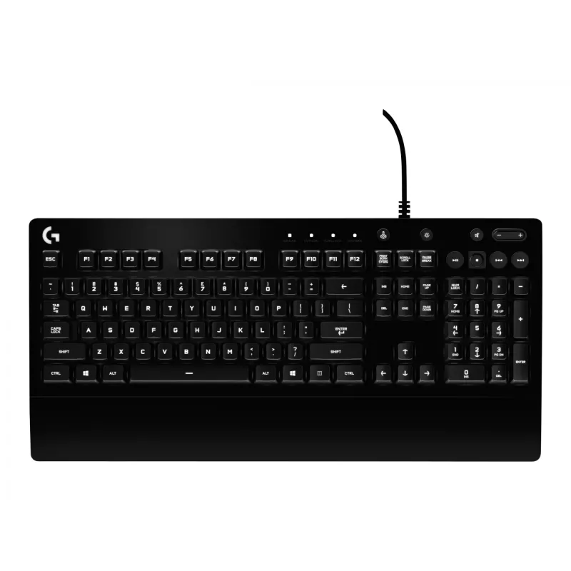 Spēļu tastatūra Logitech G G213 Prodigy RGB LED pilna izmēra, vadu
