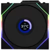 Lian Li UNI FAN TL Wireless LCD ARGB 120mm Reverse Blade - Melns