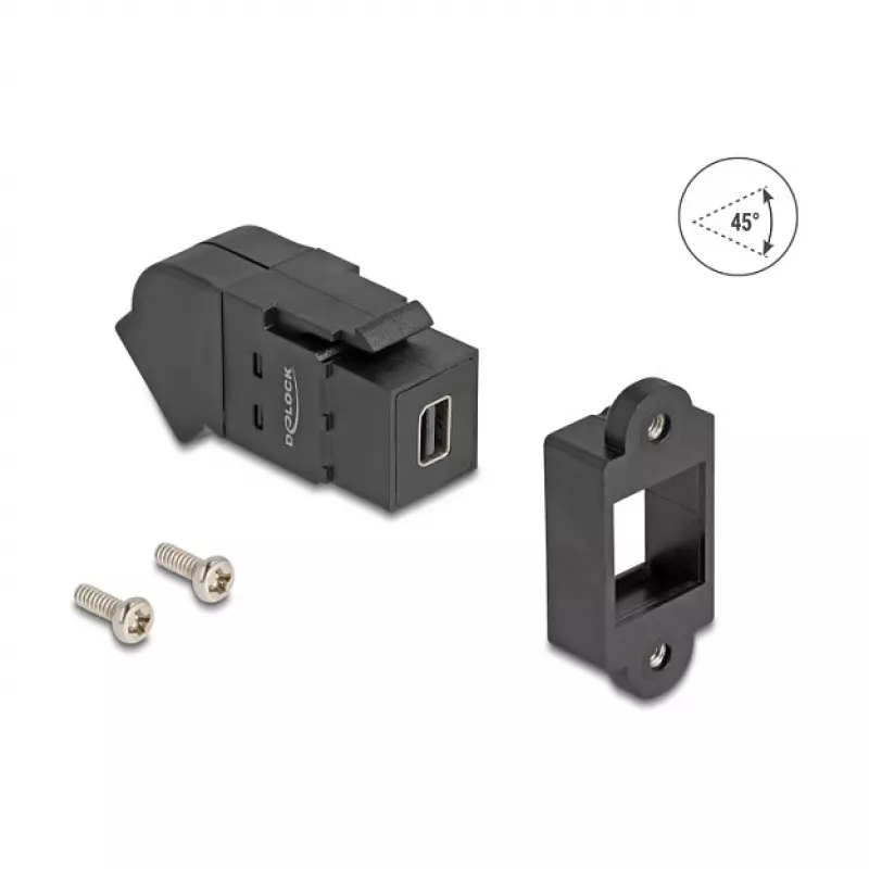 DELLOCK 67154 kabeļa adapteris Mini DisplayPort–DisplayPort melns