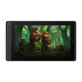 Grafikas planšete HUION Kamvas Pro 16 — 15.6 collu IPS, 1920×1080, 344.2×193.6 mm darba zona, 8192 spiediena līmeņi, vadu USB