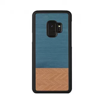 Viedtālruņa maciņš man and wood Samsung Galaxy S9 džinsa melns