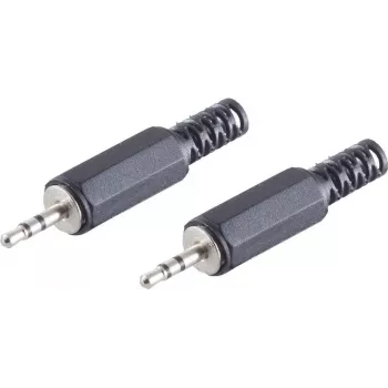 Vadu savienotājs ShiverPeaks BS51301-2 2,5 mm Melns Vīrišķais 2 gab.