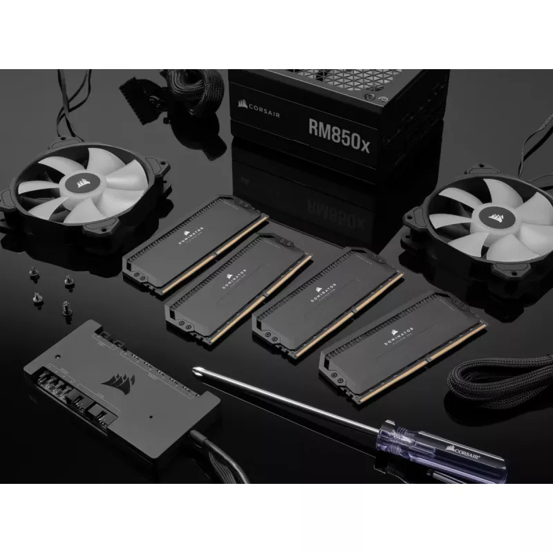 DIMM 64 GB DDR5-6400 (2x 32 GB) Dual-Kit, atmiņa melna, CMT64GX5M2B6400C32, Dominator Platinium, INTEL XMP