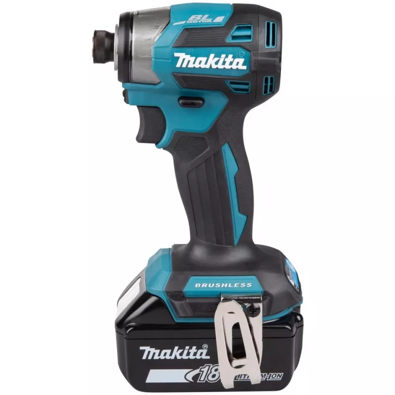 Trieciena skrūvgriezis Makita DTD173RTJ 18V bezvada, 1/4 collas patrona, 3600 RPM, pistoles rokturis, litija jonu akumulators