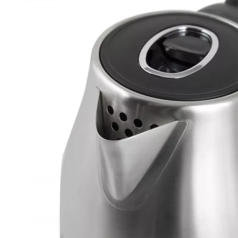 Elektriskā tējkanna ESPERANZA EKK029 — 1.7 L, 2200 W, nerūsējošais tērauds un melna plastmasa