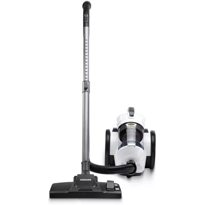 Putekļsūcējs Karcher VC 3 — sausā tīrīšana mājām, 700 W, 0,9 L bez maisa, HEPA 13, teleskopiskā caurule, 1,5 m šļūtene