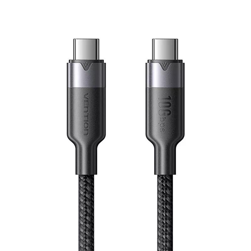 Vention USB 3.2 5A 10Gbps 1m BK USB-C uz C kabelis